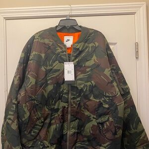 Nike Camouflage Bomber Jacket